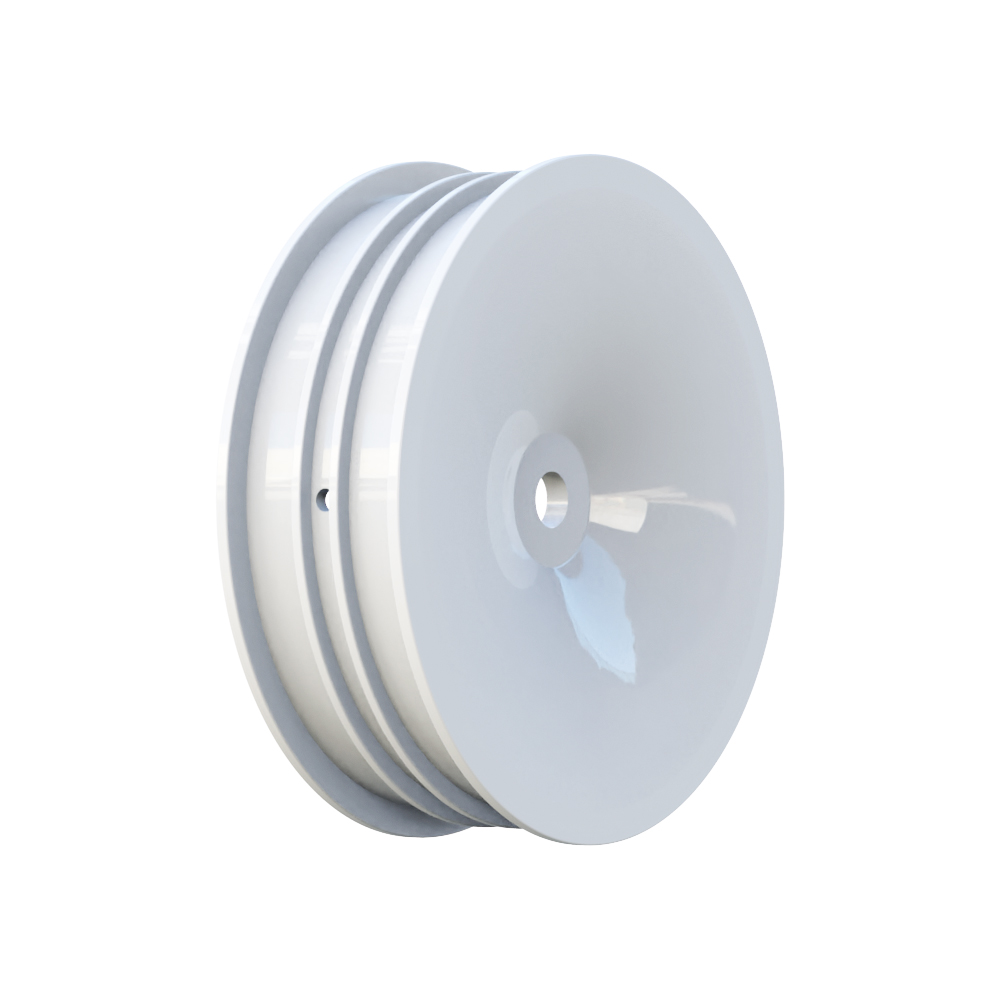 1/10バギー2WD用フロントホイルスリムタイプ 12ｍｍ六角ハブ仕様 4個入（ホワイト）