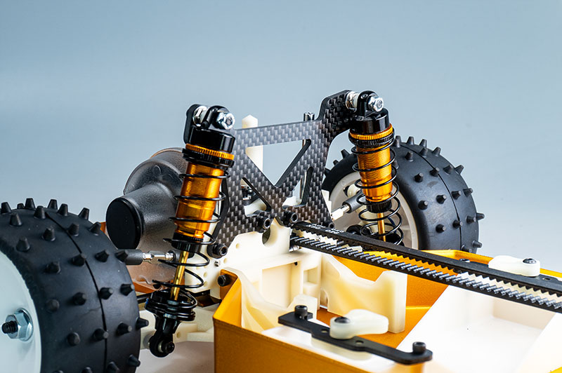 ビッグボアショック対応カーボンRショックタワー3㎜ (RC10 4WD)