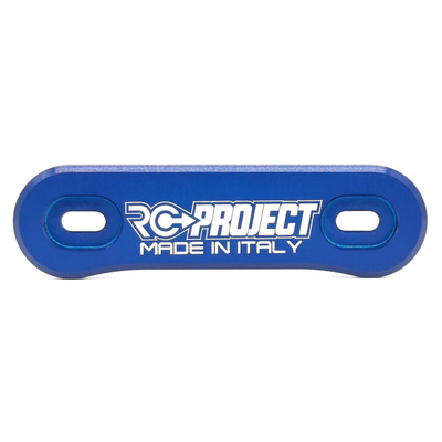 One Piece Wing Button in Ergal 7075 T6 BLUE